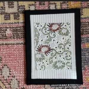 Floral Dot Fabric Wall Art